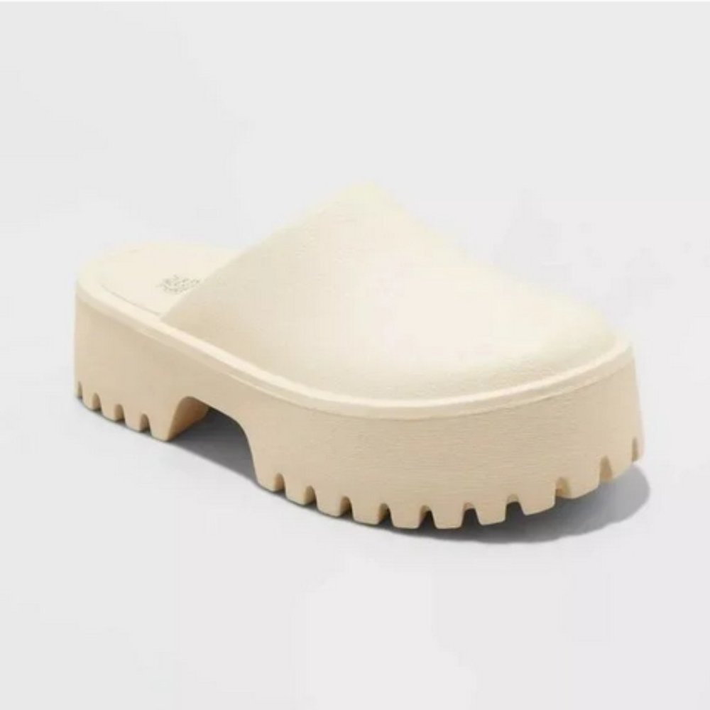 Women's Brooke Mules Off White - Wild Fable™ 8